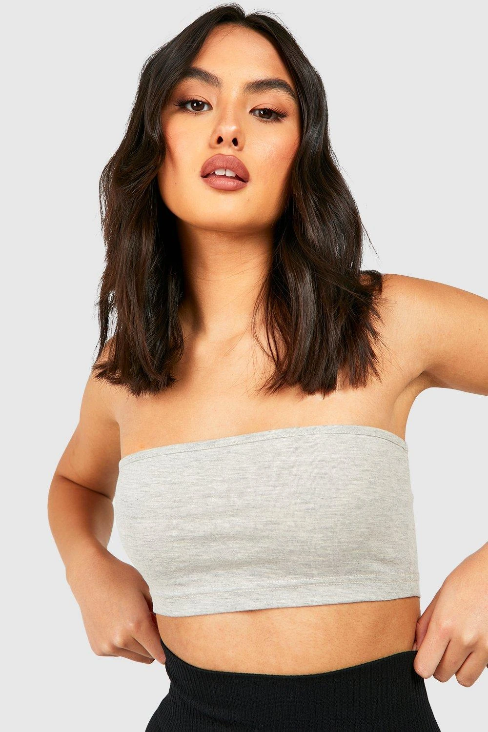 Basic Bandeau-Top Aus Jersey 4 Basic Bandeau-Top Aus Jersey – Bild 4