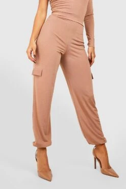 Strukturierte Cargo-Jogginghose -Deutschland Mode Pfiff Verkaufs-Shop gzz37854 camel xl 3