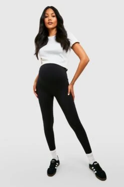 Umstandsmode Nahtlose Leggings Mit Naht-Detail