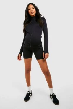 Umstandsmode Nahtlose Radlershorts -Deutschland Mode Pfiff Verkaufs-Shop gzz37875 black xl 2