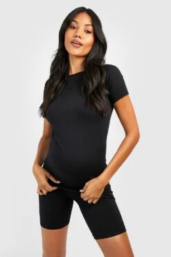 Umstandsmode Nahtloses Sport T-Shirt