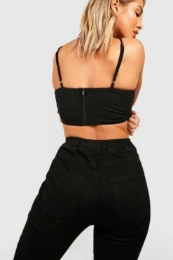 Butt-Shaper Denim-Jeggings -Deutschland Mode Pfiff Verkaufs-Shop gzz37900 black xl 3