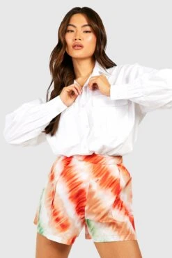 Shorts Mit Hohem Bund Und Farbverlauf -Deutschland Mode Pfiff Verkaufs-Shop gzz38889 multi xl 2