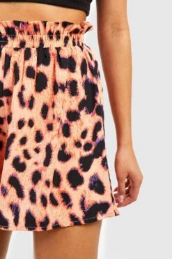 Shorts Mit Leopardenprint -Deutschland Mode Pfiff Verkaufs-Shop gzz39071 brown xl 3