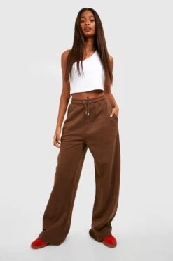 Jogginghose Mit Weitem Bein -Deutschland Mode Pfiff Verkaufs-Shop gzz39468 chocolate xl 2