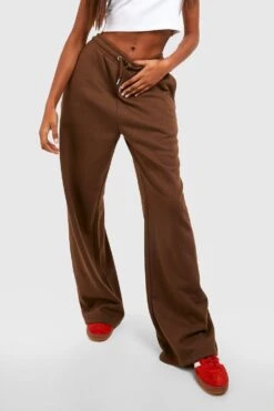 Jogginghose Mit Weitem Bein -Deutschland Mode Pfiff Verkaufs-Shop gzz39468 chocolate xl 3