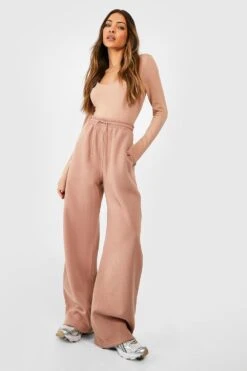 Basic Jogginghose Mit Weitem Bein