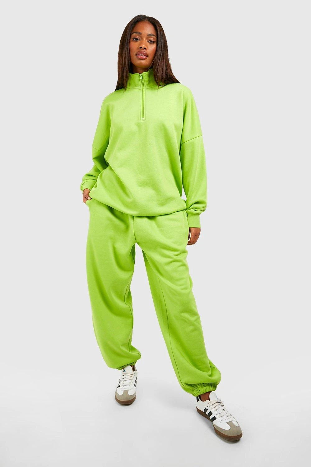 Oversize Sweatshirt Mit Reißverschluss 1 Oversize Sweatshirt Mit Reißverschluss