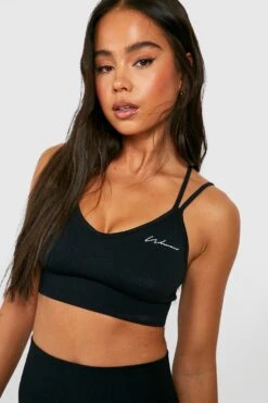 Petite Nahtloser Sport-BH -Deutschland Mode Pfiff Verkaufs-Shop gzz39962 black xl 3