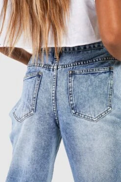 Geschnürte Jeans Mit Weitem Bein Und Gürtel -Deutschland Mode Pfiff Verkaufs-Shop gzz40365 light20wash xl 3