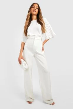 Bluse Mit Gefalteten Ärmeln 6 Bluse Mit Gefalteten Ärmeln -Deutschland Mode Pfiff Verkaufs-Shop gzz40619 ivory xl 2