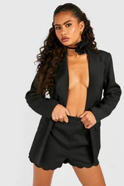 Shorts Mit Muschelsaum