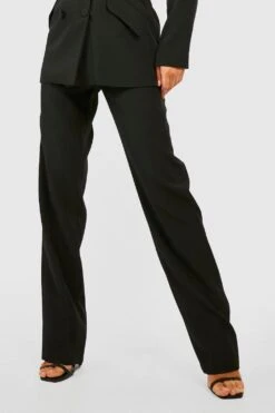 Hose Mit Geradem Bein Und Naht Vorne -Deutschland Mode Pfiff Verkaufs-Shop gzz40661 black xl 3