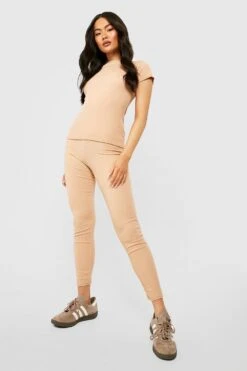 Geripptes T-Shirt -Deutschland Mode Pfiff Verkaufs-Shop gzz40702 camel xl 2