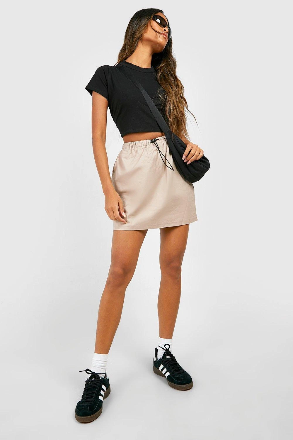 Minirock Mit Kordelzug 3 Minirock Mit Kordelzug – Bild 3