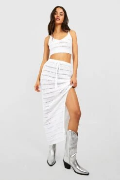 Gehäkeltes Bralette & Maxirock