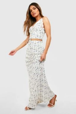 Strukturierter Maxirock