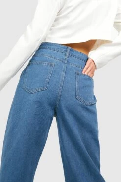 Jeans Mit Geradem Bein Und Hohem Bund -Deutschland Mode Pfiff Verkaufs-Shop gzz44730 mid20wash xl 3