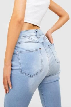 Schlagjeans Mit Hohem Bund -Deutschland Mode Pfiff Verkaufs-Shop gzz44782 light20wash xl 3