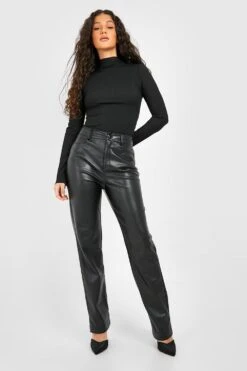 Gerippter Body Mit Gekräuseltem Saum -Deutschland Mode Pfiff Verkaufs-Shop gzz44918 black xl 2