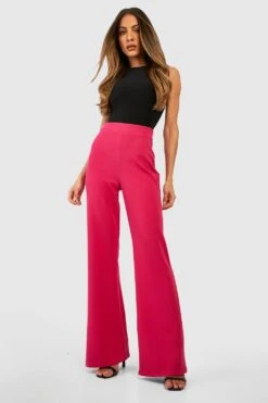 Basic Jersey-Schlaghose Mit Weitem Bein -Deutschland Mode Pfiff Verkaufs-Shop gzz46109 hot20pink xl 2