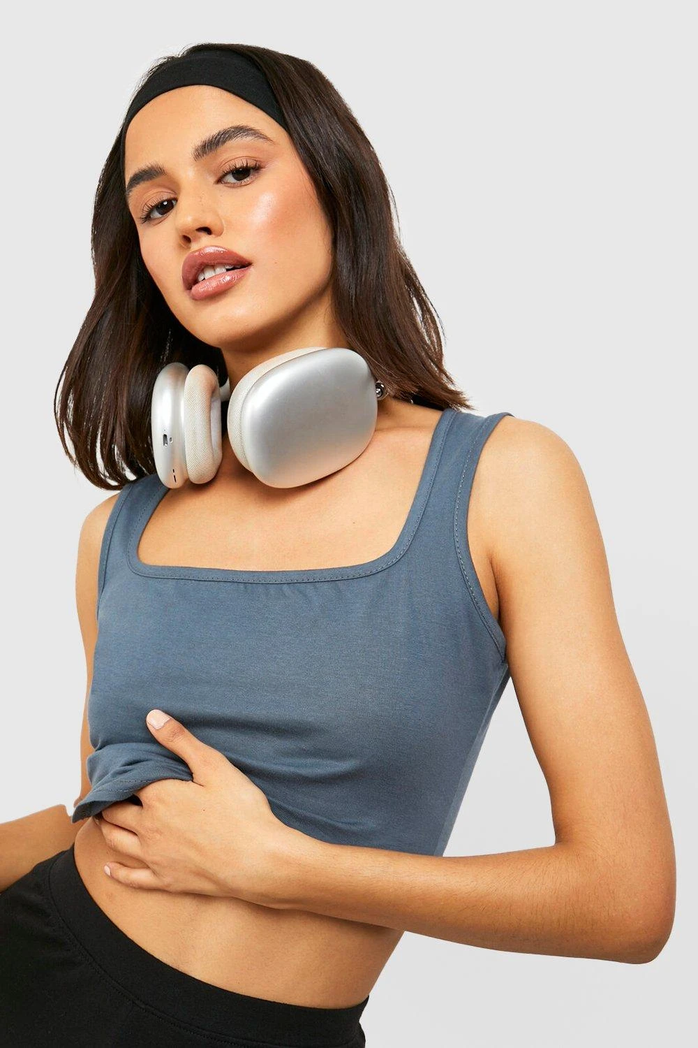 Baumwoll-Top Mit Korsett-Detail 1 Baumwoll-Top Mit Korsett-Detail