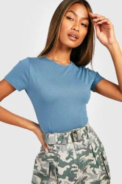 Kurzärmliges T-Shirt Aus Baumwolle