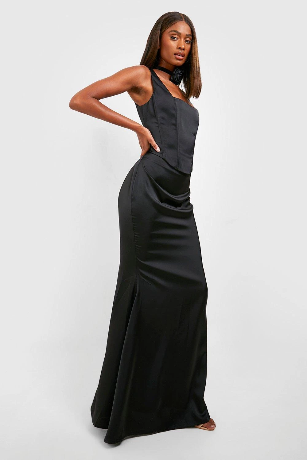 Satin-Maxirock 1 Satin-Maxirock