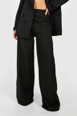 Lockere Hose Mit Weitem Bein -Deutschland Mode Pfiff Verkaufs-Shop gzz47137 black xl 3