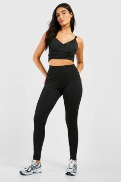 Leggings Mit Reißverschluss-Detail 6 Leggings Mit Reißverschluss-Detail -Deutschland Mode Pfiff Verkaufs-Shop gzz47437 black xl 2