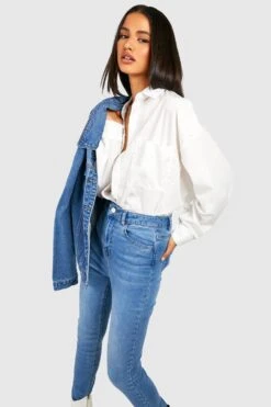 Power Stretch Skinny Jeans Mit Hohem Bund 6 Power Stretch Skinny Jeans Mit Hohem Bund -Deutschland Mode Pfiff Verkaufs-Shop gzz47703 mid20wash xl 2