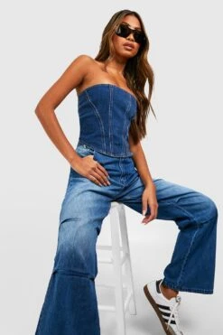 Boyfriend-Jeans Mit Knöpfen 7 Boyfriend-Jeans Mit Knöpfen -Deutschland Mode Pfiff Verkaufs-Shop gzz47719 vintage20blue xl 3