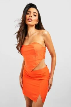 Minirock Mit Geteiltem Saum