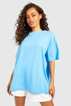 Oversize T-Shirt Aus Baumwolle