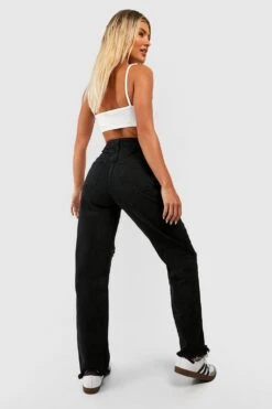 Super Zerrissene Mom-Jeans Mit Hohem Bund 5 Super Zerrissene Mom-Jeans Mit Hohem Bund -Deutschland Mode Pfiff Verkaufs-Shop gzz48281 washed20black xl 1