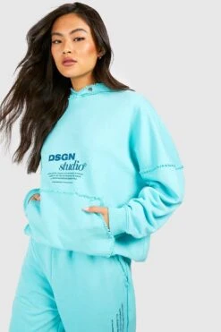 Zerrissener Oversize Hoodie -Deutschland Mode Pfiff Verkaufs-Shop gzz48289 blue xl 3