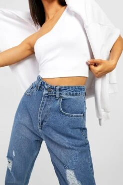 Zerrissene Mom-Jeans Mit Vintage-Waschung -Deutschland Mode Pfiff Verkaufs-Shop gzz48297 vintage20wash xl 3