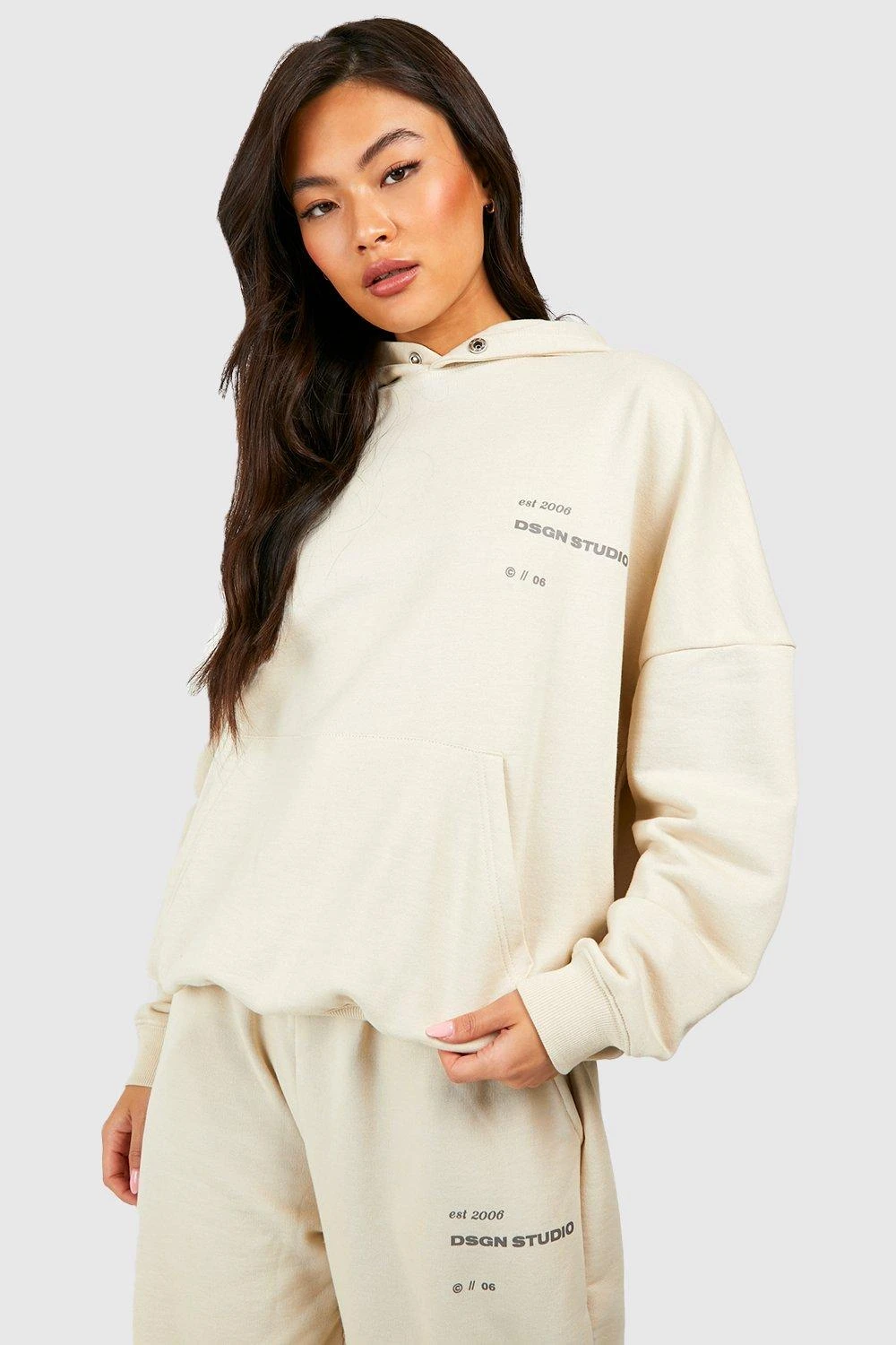 Oversize Hoodie Mit Slogan 2 Oversize Hoodie Mit Slogan – Bild 2