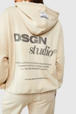 Oversize Hoodie Mit Slogan 7 Oversize Hoodie Mit Slogan -Deutschland Mode Pfiff Verkaufs-Shop gzz48314 stone xl 3