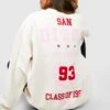 Oversize Sweatshirt Mit San Diego Slogan