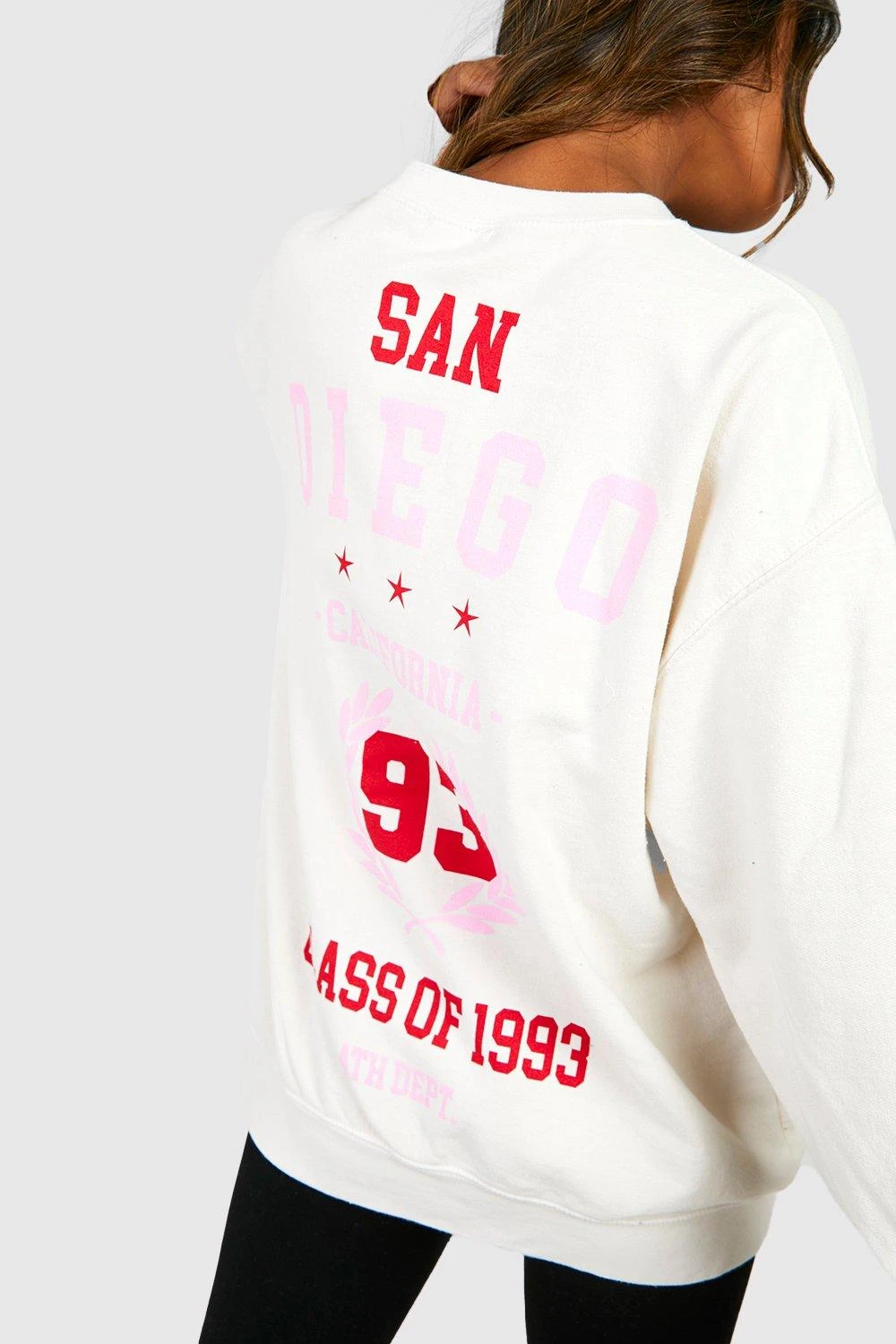 Oversize Sweatshirt Mit San Diego Slogan 4 Oversize Sweatshirt Mit San Diego Slogan – Bild 4