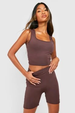 Premium Crop Top -Deutschland Mode Pfiff Verkaufs-Shop gzz48535 espresso xl 2