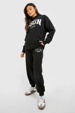 Jogginghose Mit Dsgn Studio Applikation -Deutschland Mode Pfiff Verkaufs-Shop gzz48614 black xl 2