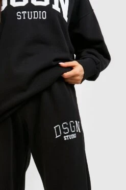 Jogginghose Mit Dsgn Studio Applikation -Deutschland Mode Pfiff Verkaufs-Shop gzz48614 black xl 3