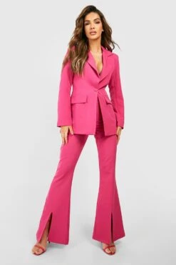 Schlaghose Mit Schlitz Vorne