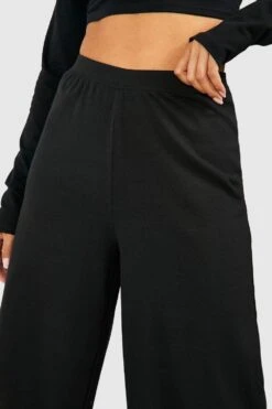 2er-Pack Baumwoll Culotte-Hose Mit Hohem Bund In Schwarz & Grau -Deutschland Mode Pfiff Verkaufs-Shop gzz48950 black xl 3