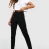 Slim-Fit Basic Jersey-Hose Mit Schlitz Vorne