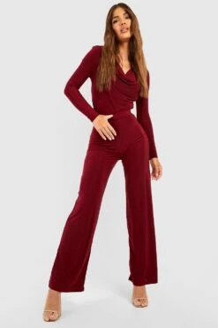 Jersey-Hose Mit Weitem Bein