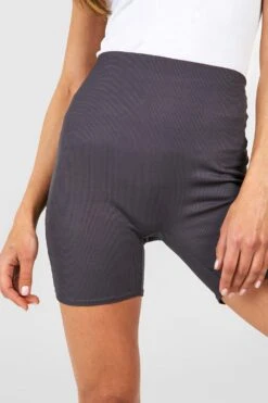 Gerippte Basic-Radlershorts -Deutschland Mode Pfiff Verkaufs-Shop gzz49654 charcoal xl 3