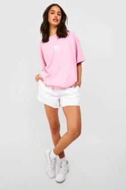 Oversize T-Shirt Mit Dsgn Studio Print 6 Oversize T-Shirt Mit Dsgn Studio Print -Deutschland Mode Pfiff Verkaufs-Shop gzz49655 pink xl 2